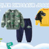 Volunboy Enfant Garcon Jogging Dinosaure Ensembles – Image 2