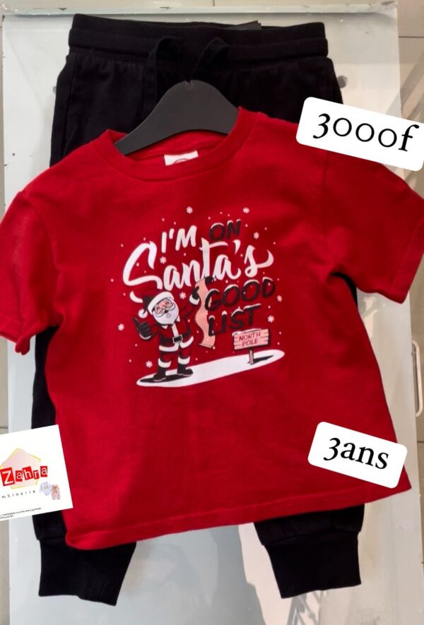 Ensemble Noël garçon 3ans