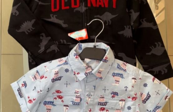 Lot pull old navy et chemise garçon