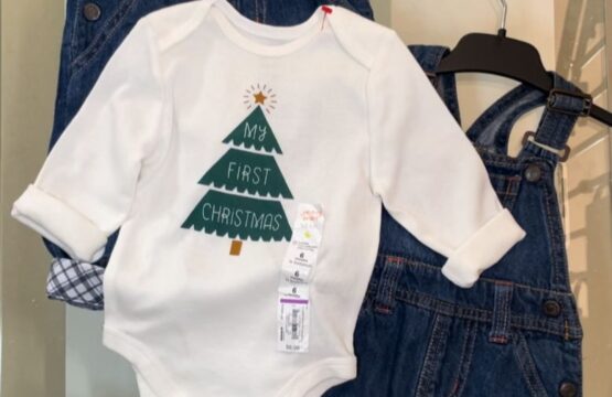 Lot salopette jean et body-suite bébé garçon 6mois