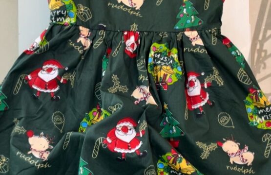 Robe Noël double face 7 ans