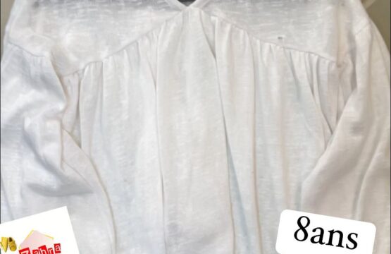 Blouse Blanche Fille 8 Ans