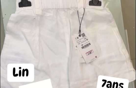 Short lin Zara  7ans  8ans